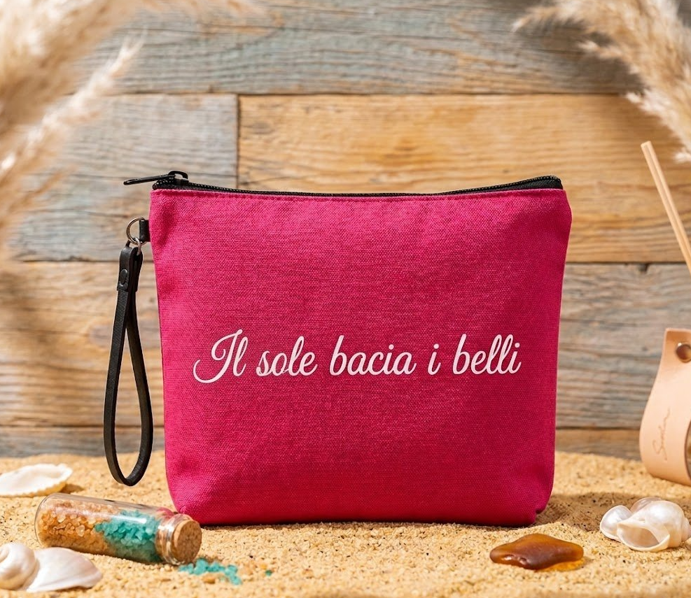 Telo mare in microfibra con pochette Guru