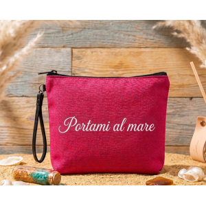 Telo mare in microfibra con pochette