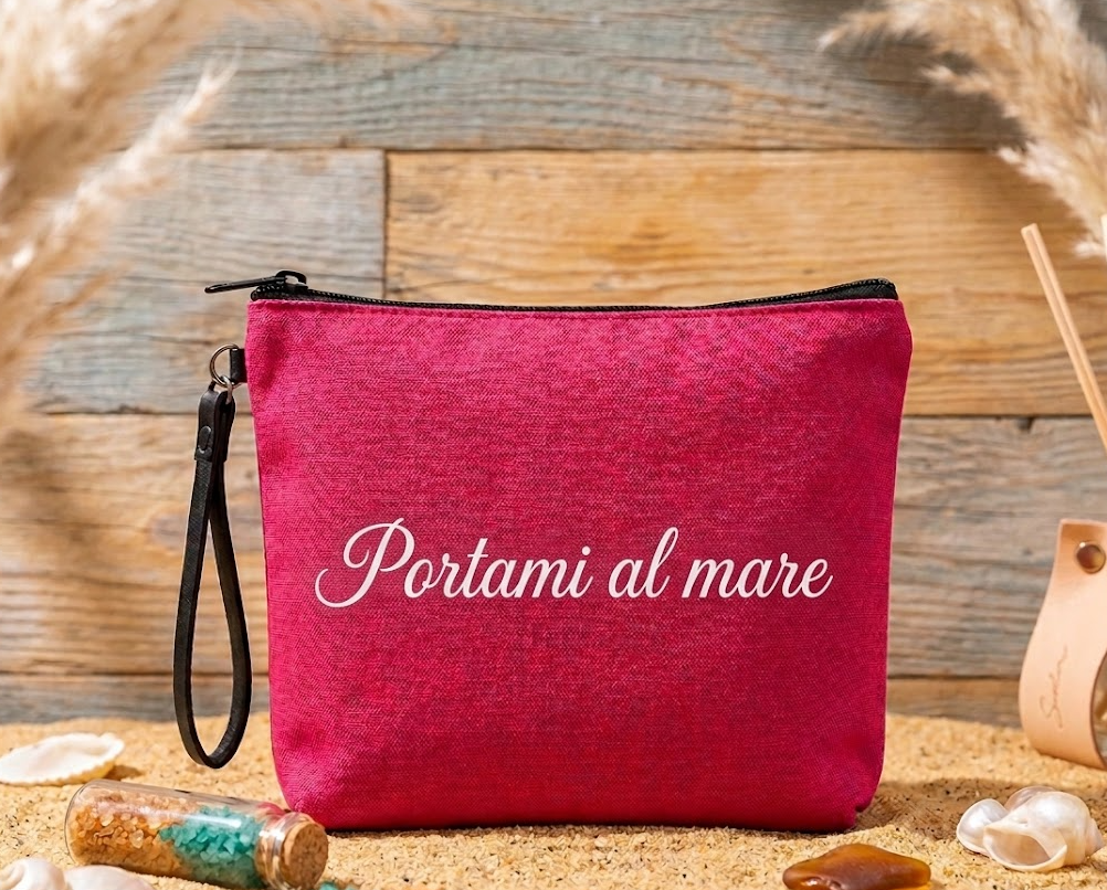 Telo mare in microfibra con pochette Guru
