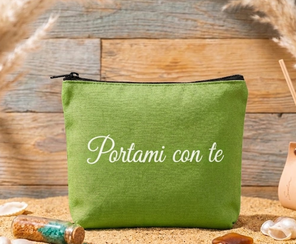 Telo mare in microfibra con pochette Guru