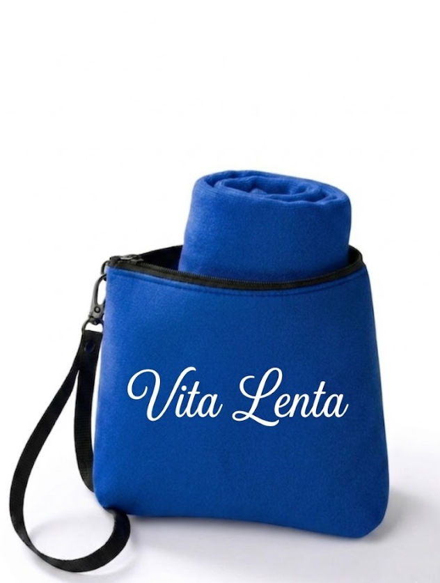 Telo mare in microfibra con pochette Guru