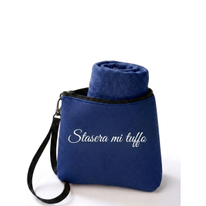 Telo mare in microfibra con pochette