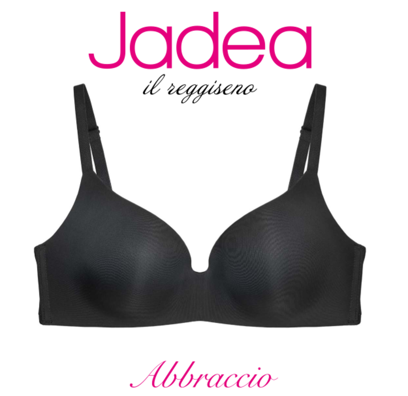 Reggiseno Jadea modello Abbraccio nero