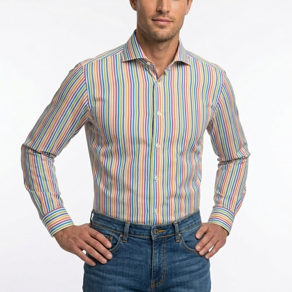 Camicia multicolor Ingram Slim Fit