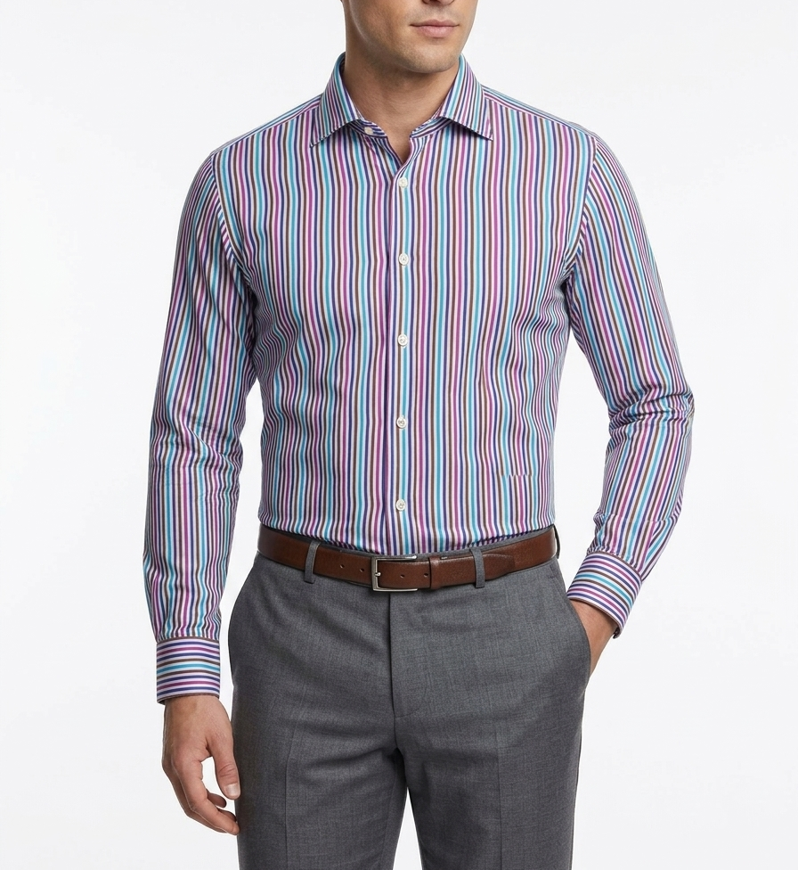 Camicia multicolor Ingram Slim Fit