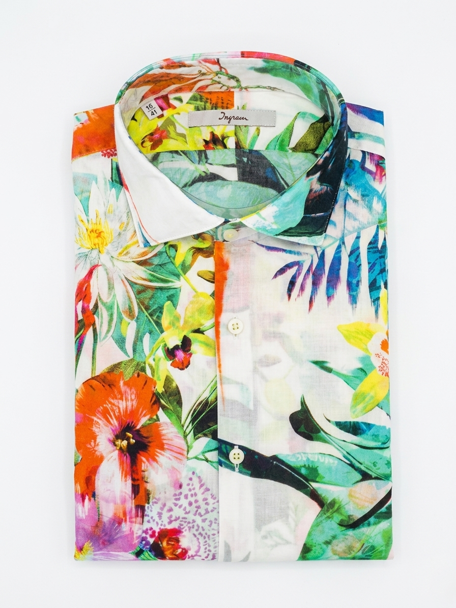 Camicia Ingram Slim Fit fantasia floreale