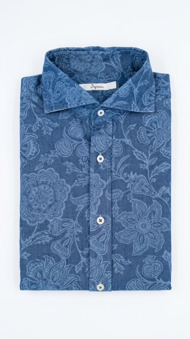 Camicia Ingram collo coreana