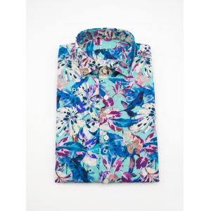 Camicia  slim fit floreale