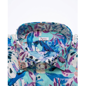 Camicia  slim fit floreale