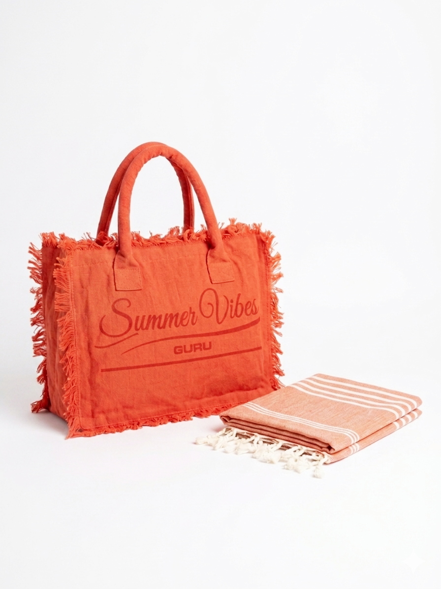 Telo mare con borsa fouta Guru