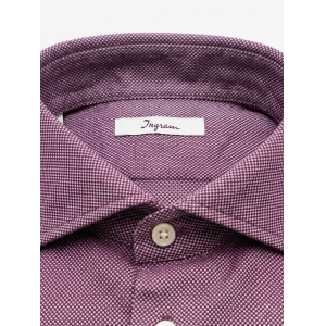 Camicia slim fit cotone jersey