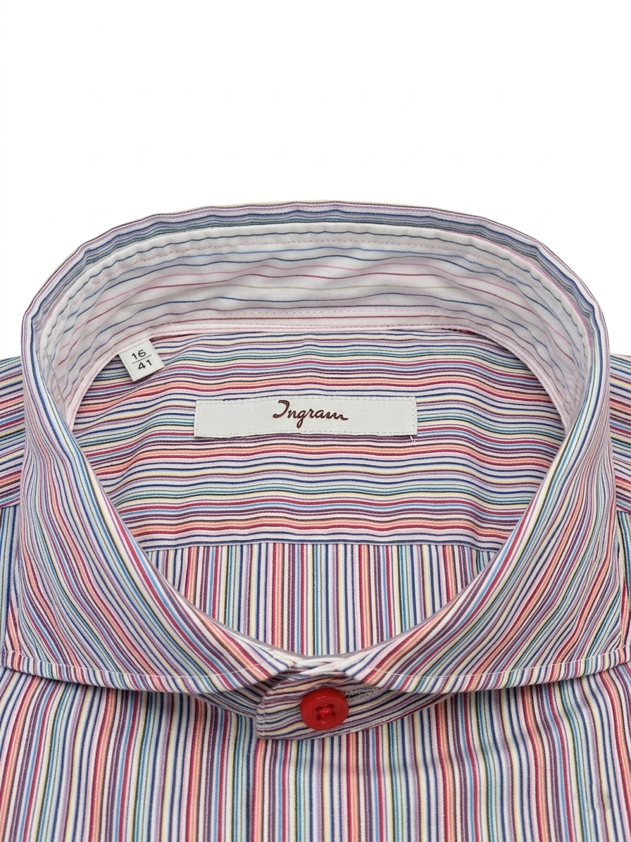 Camicia Slim Fit Multicolor Ingram
