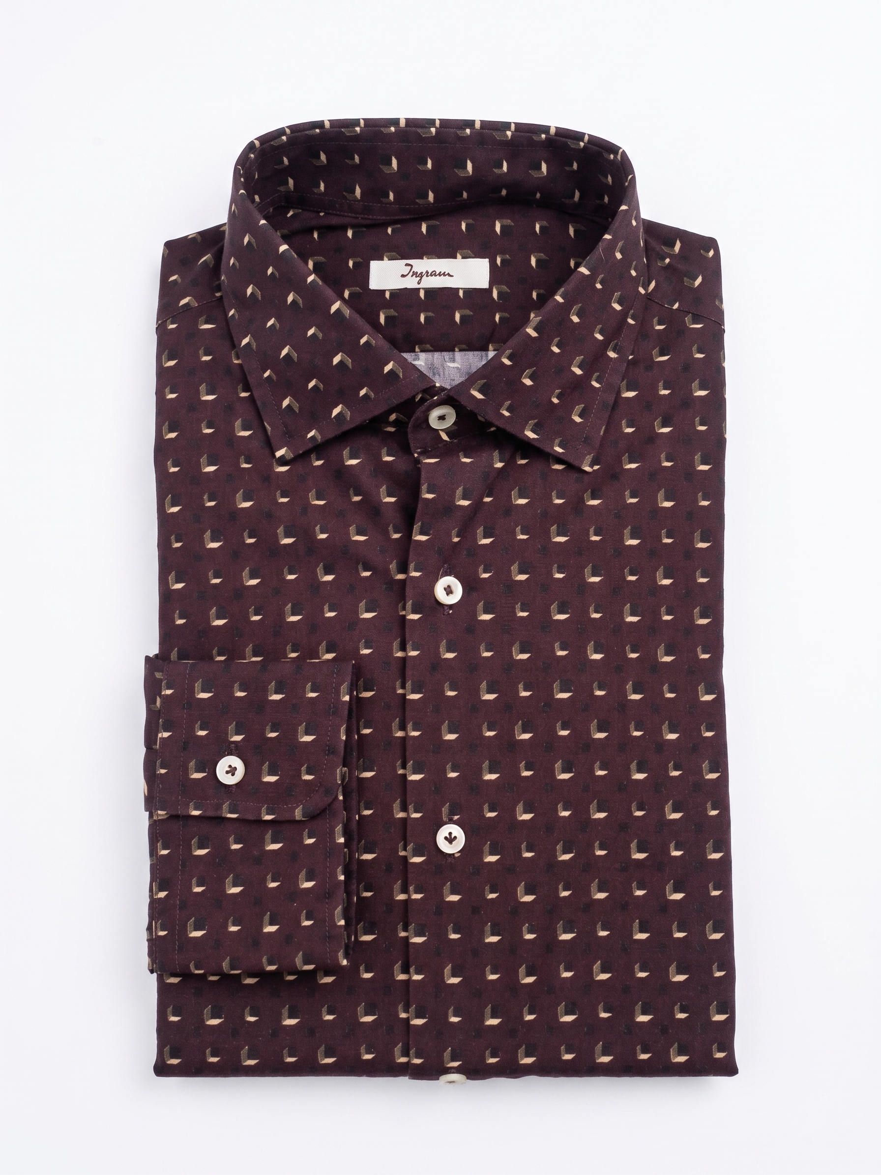 Camicia Ingram Slim Fit fantasia
