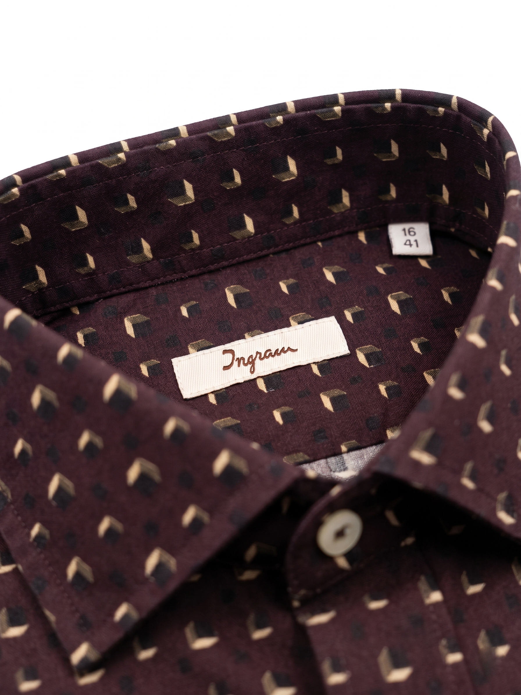 Camicia Ingram Slim Fit fantasia