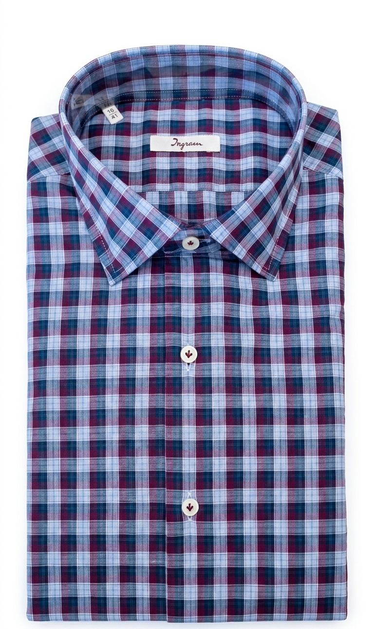 Camicia Slim Fit Ingram Quadri