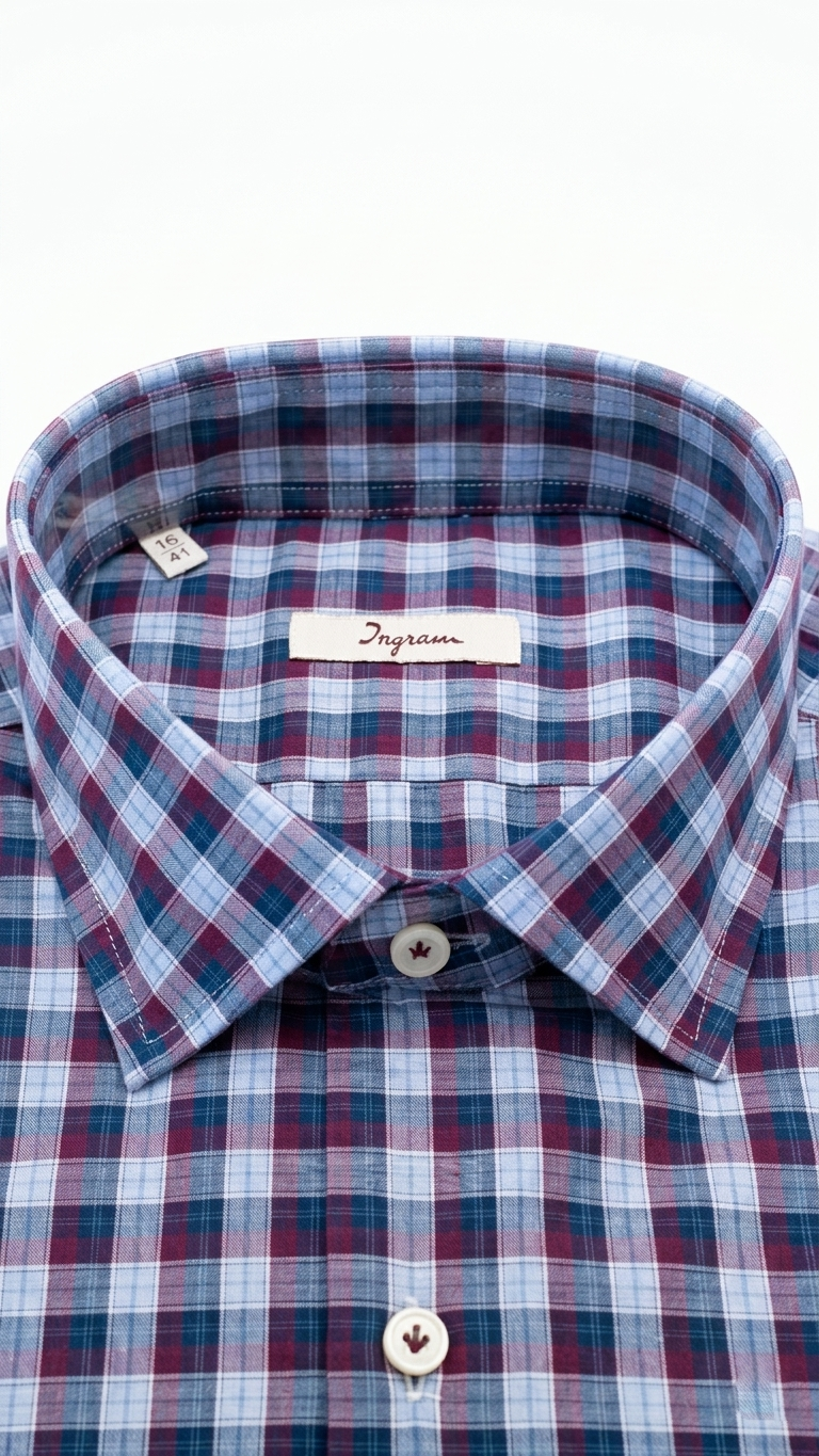 Camicia Slim Fit Ingram Quadri