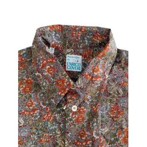 Camicia vintage uomo floreale coveri multicolor