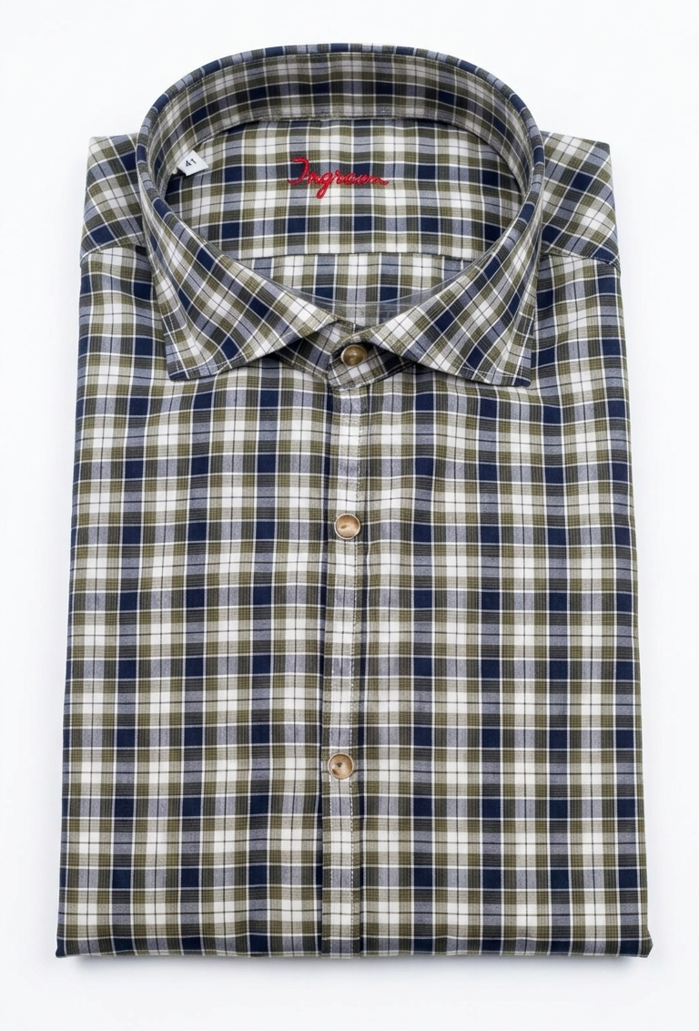 Camicia Slim Fit Ingram Quadri