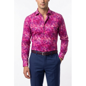 Camicia uomo fucsia