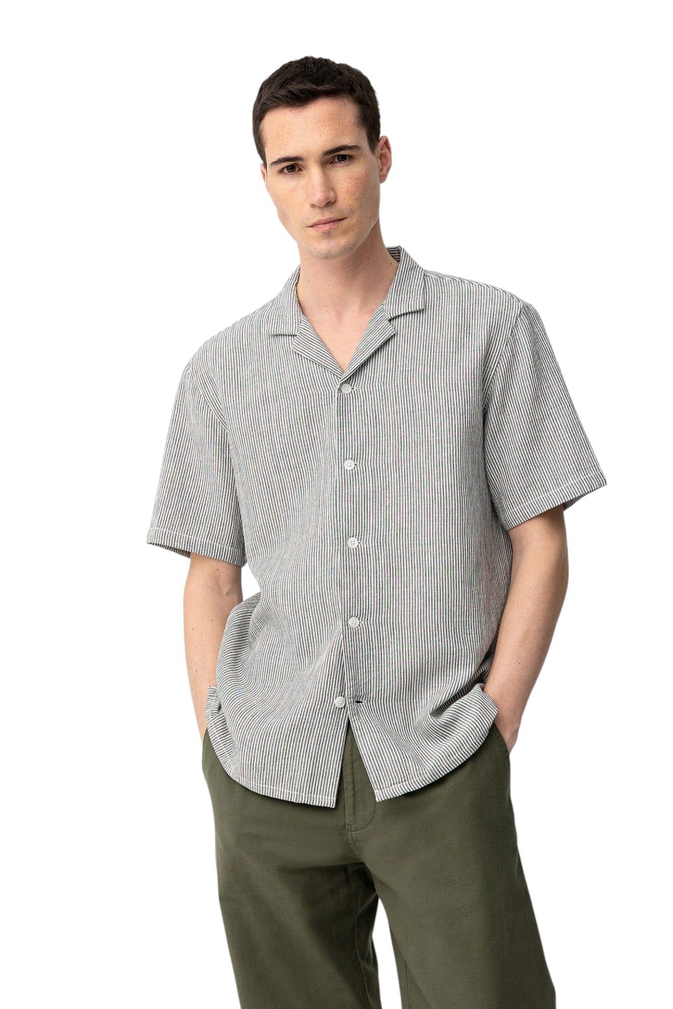 Camicia mezza manica in cotone Tiffosi