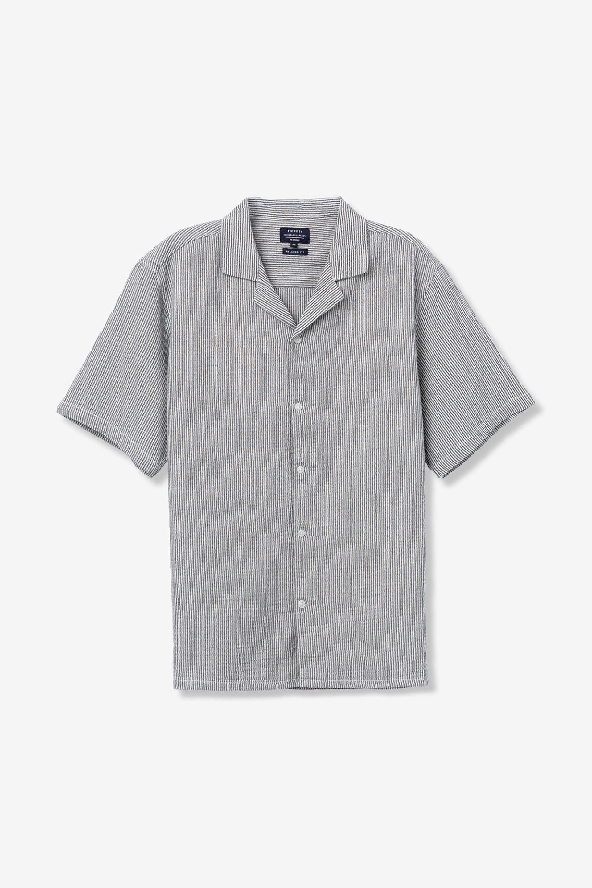 Camicia mezza manica in cotone Tiffosi