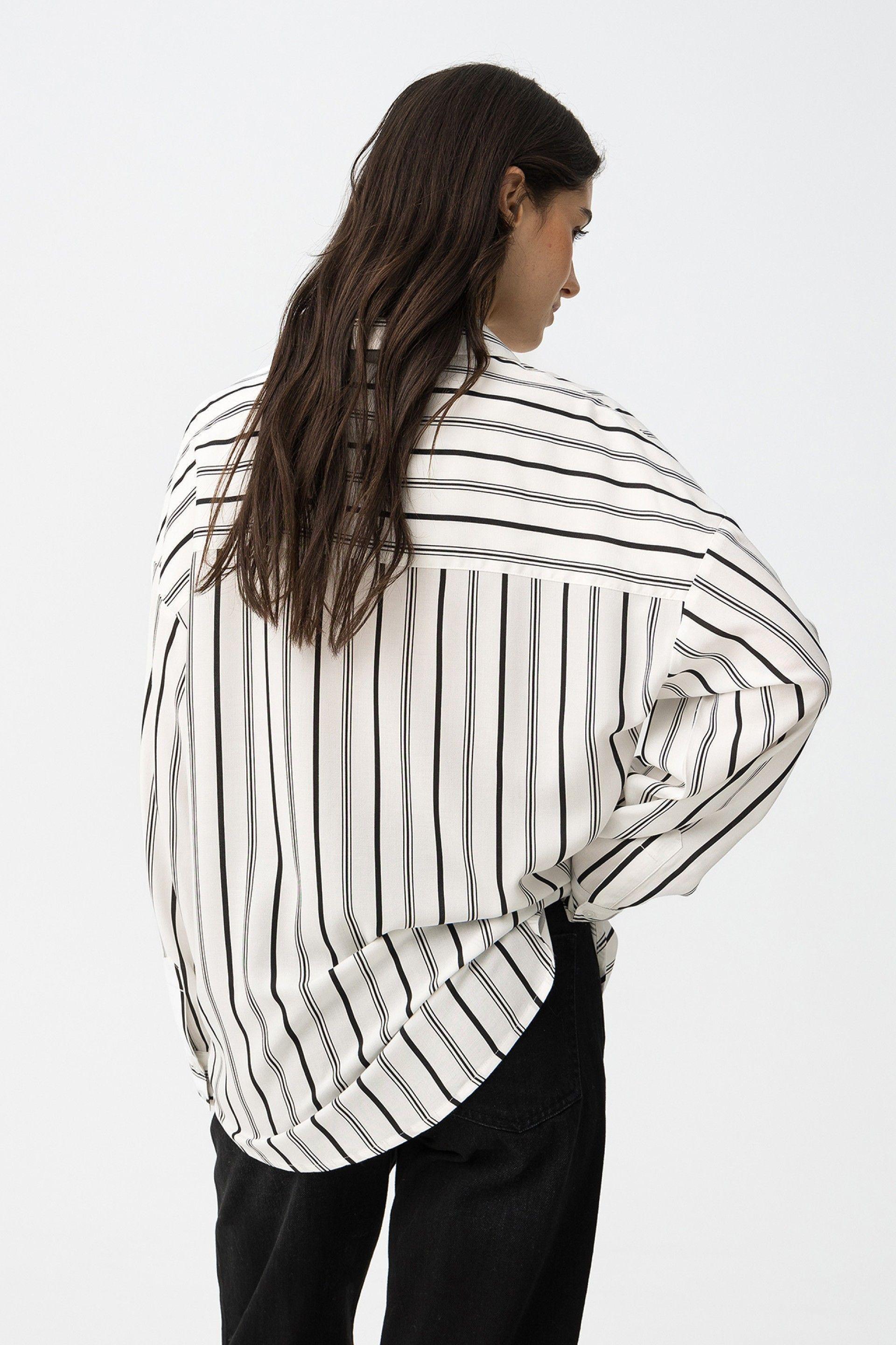 Camicia viscosa manica lunga donna Tiffosi