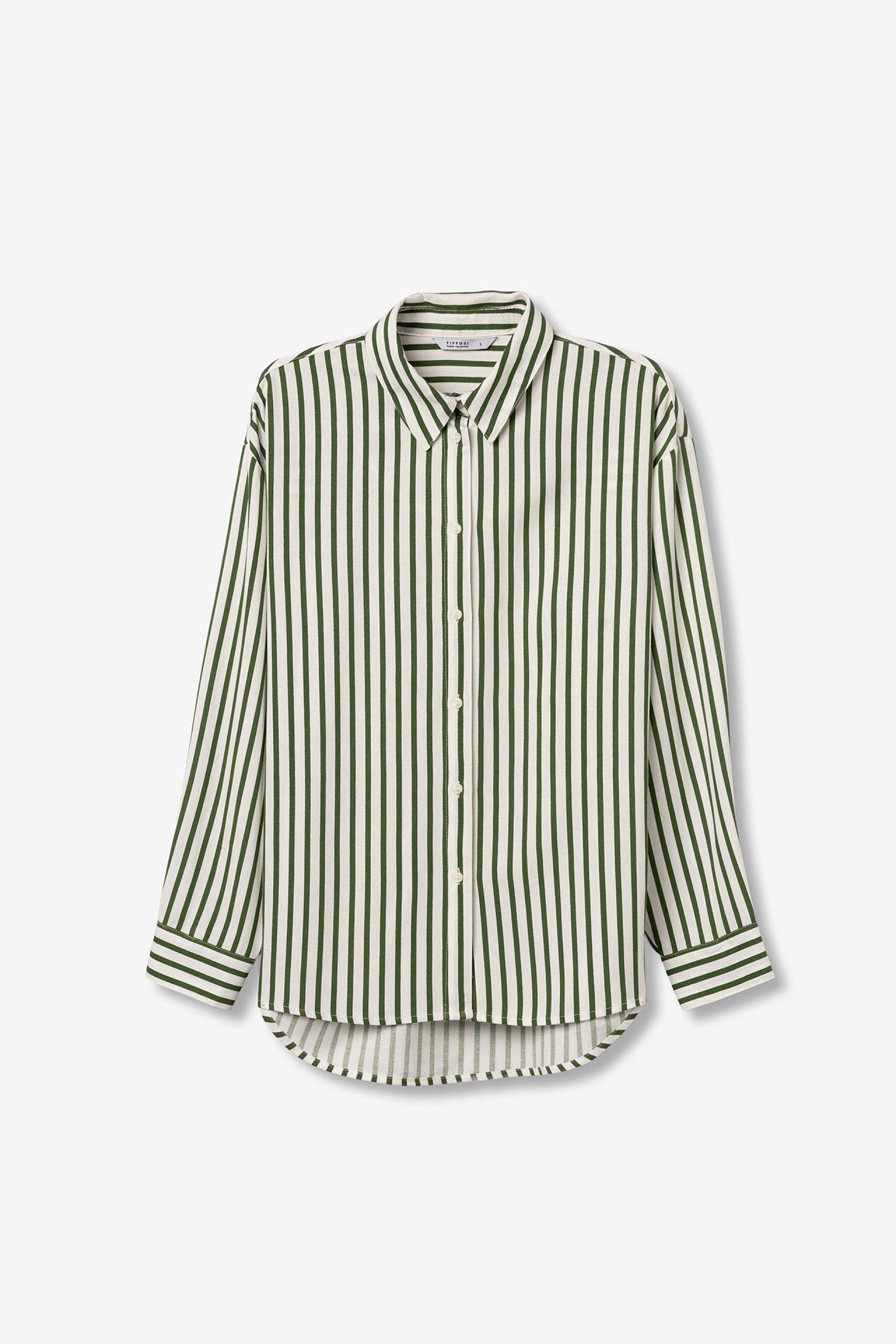 Camicia oversize donna misto lino Tiffosi