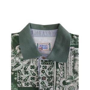 Polo vintage  uomo oversize verde