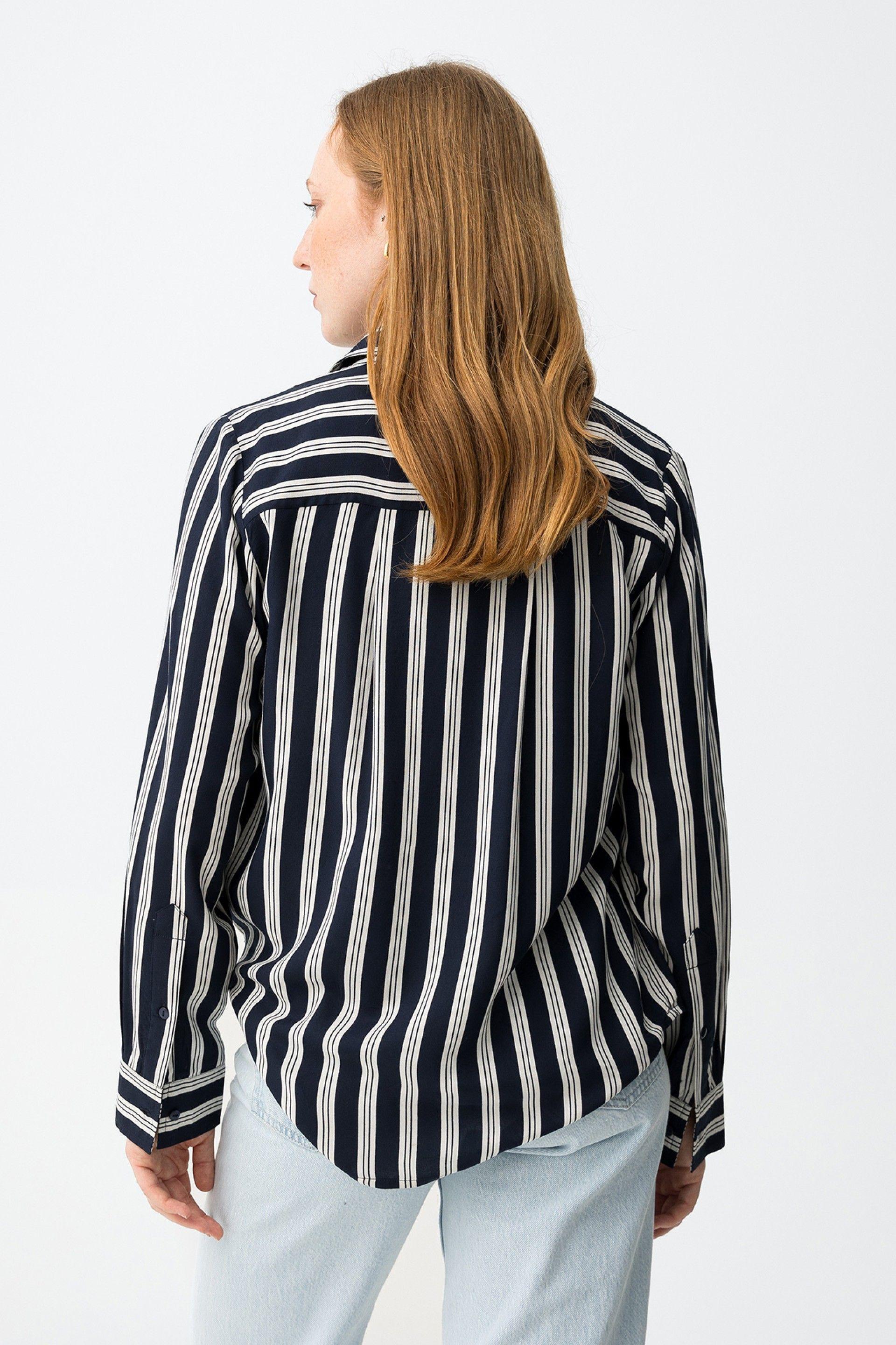 Camicia manica lunga in viscosa Tiffosi