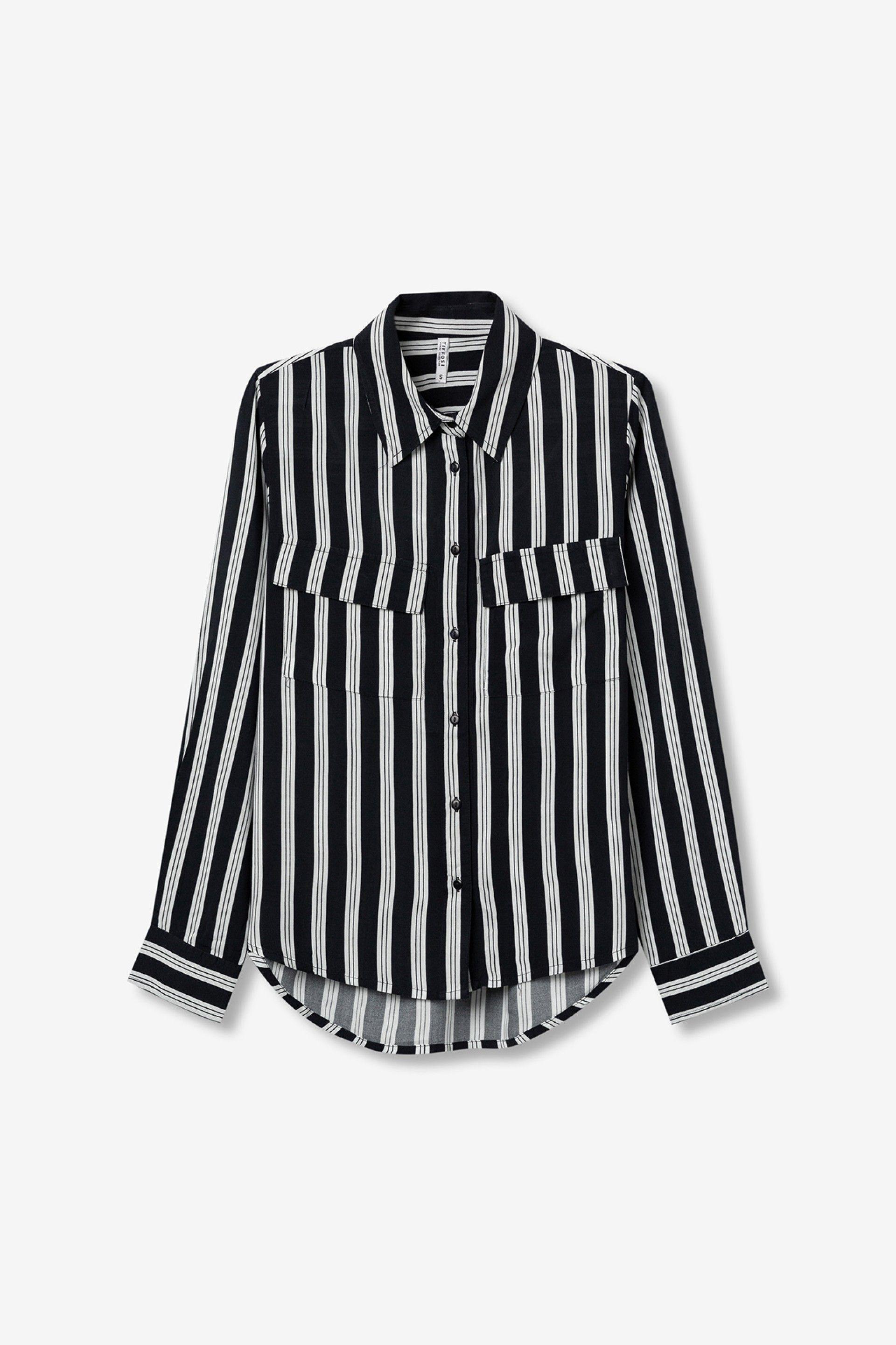 Camicia manica lunga in viscosa Tiffosi