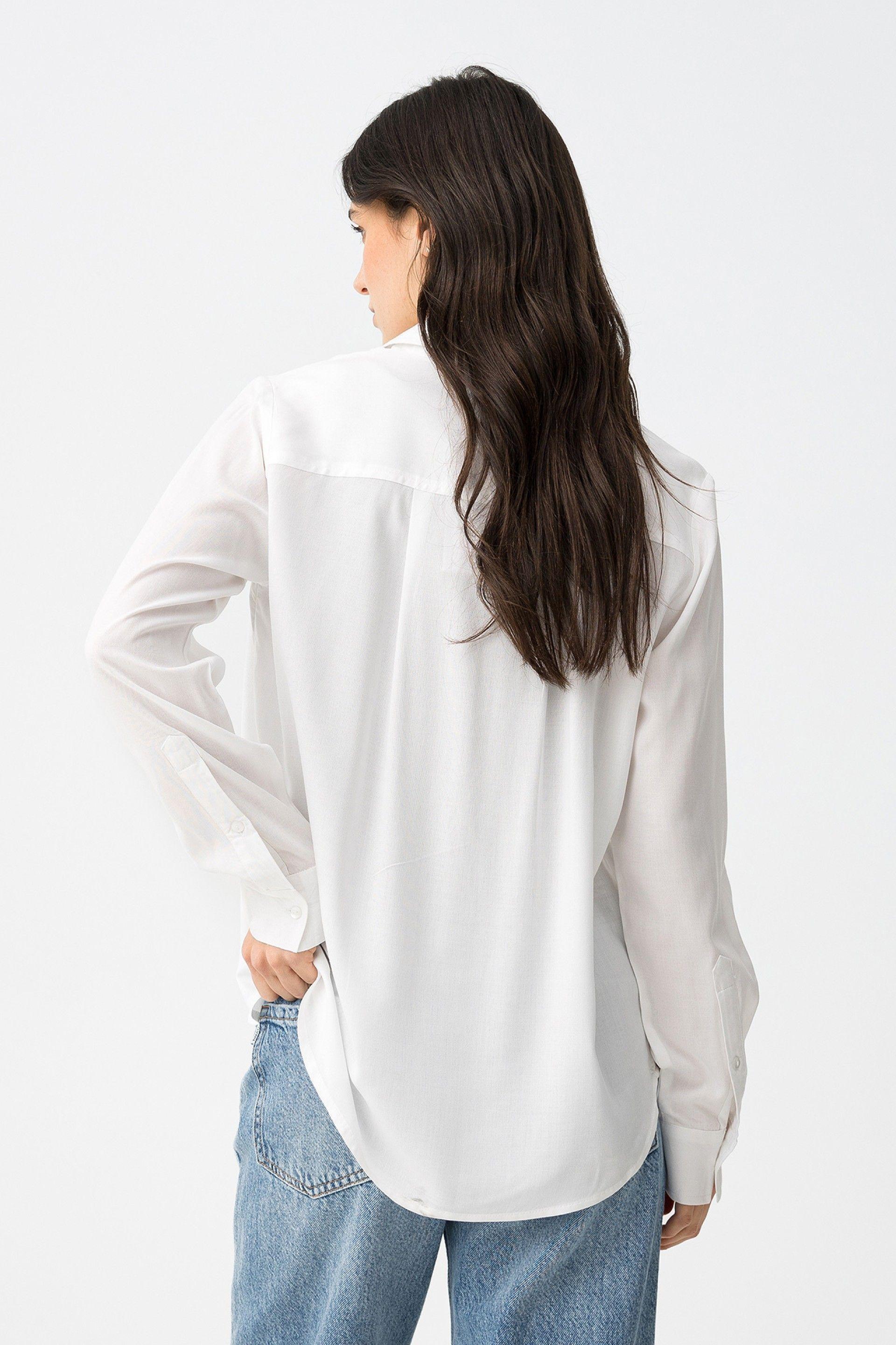 Camicia manica lunga bianca Tiffosi