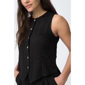 Camicia senza maniche donna
