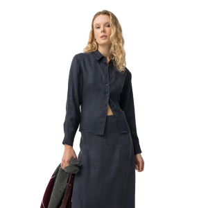Camicia donna blu