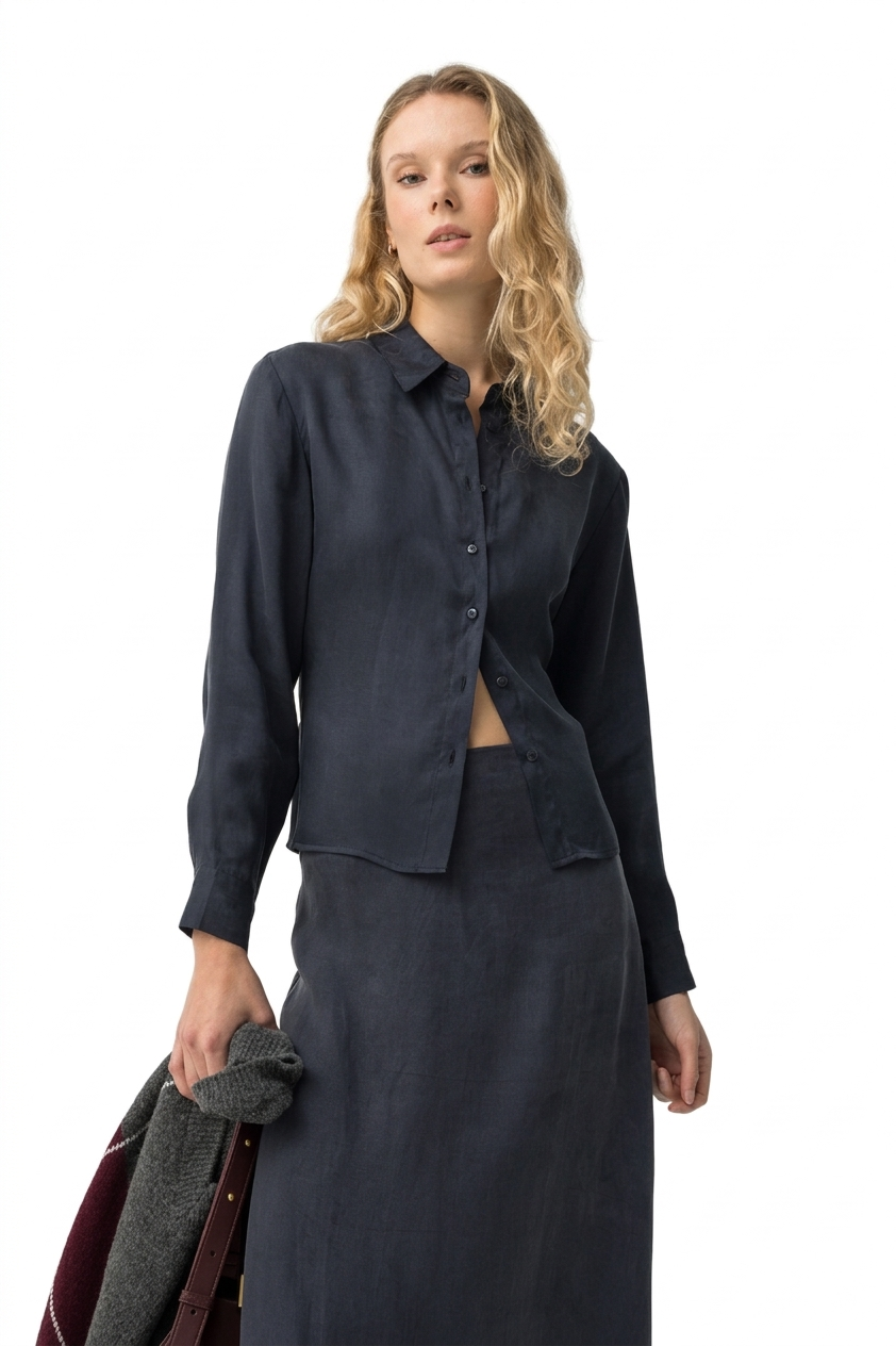 Camicia donna blu Tiffosi