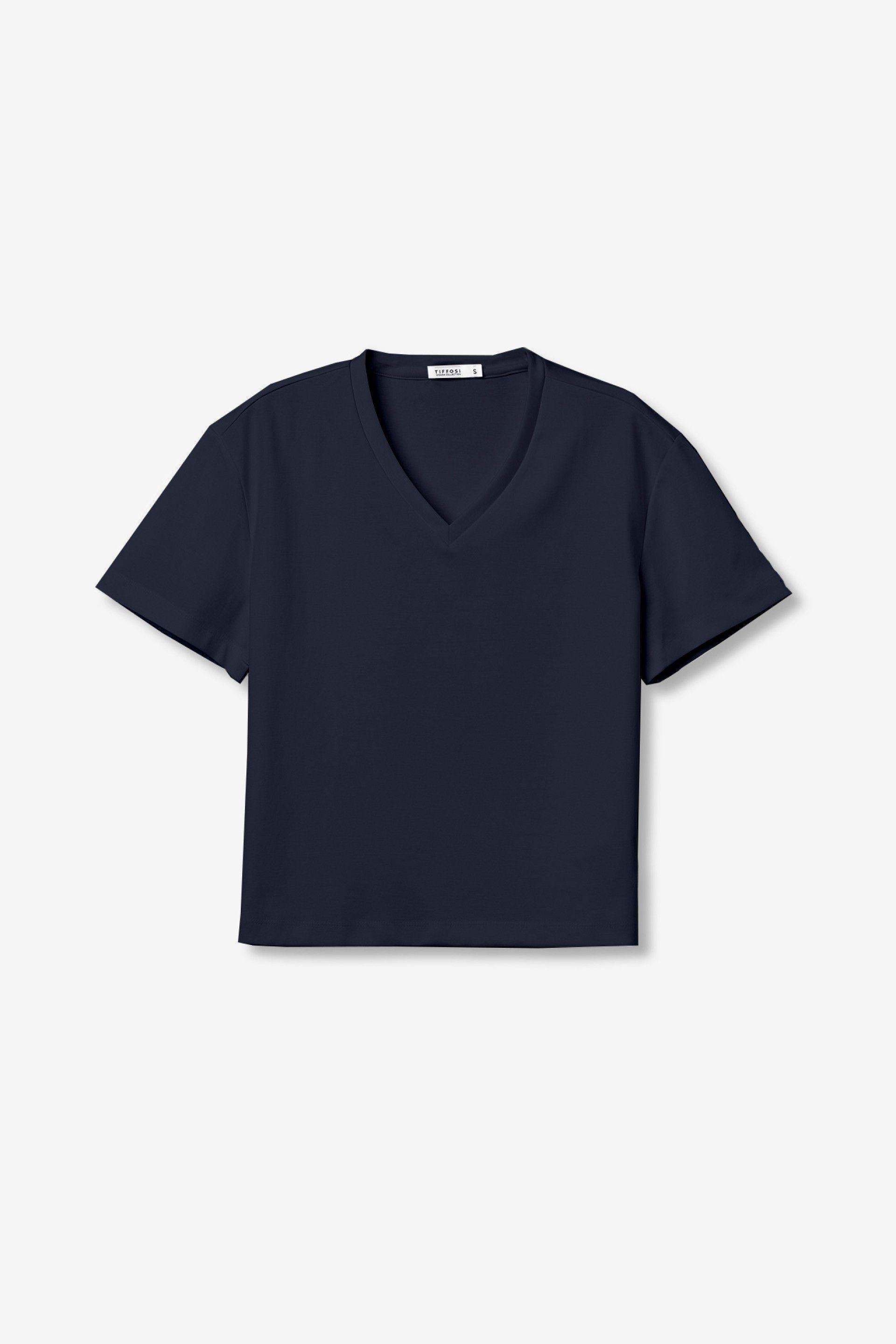 T-shirt scollo V donna Tiffosi