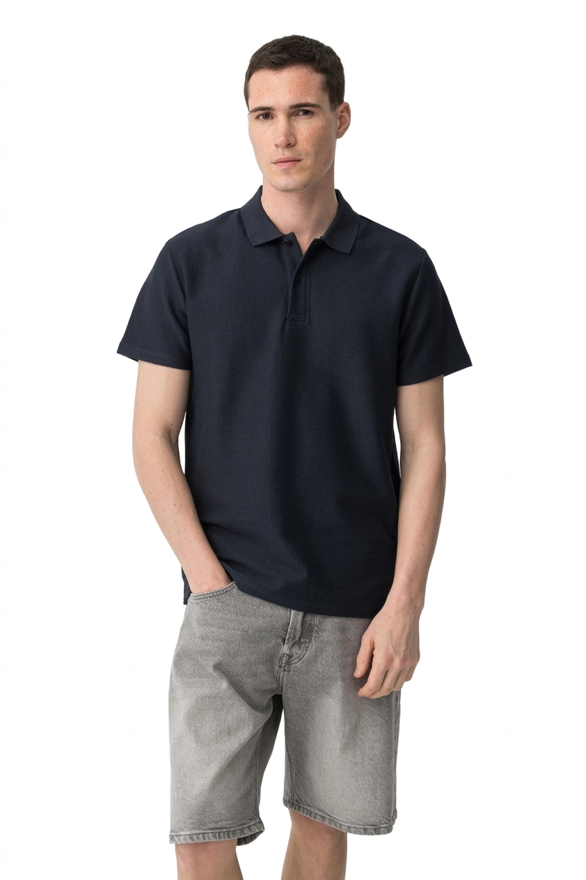 Polo micro trama Tiffosi uomo