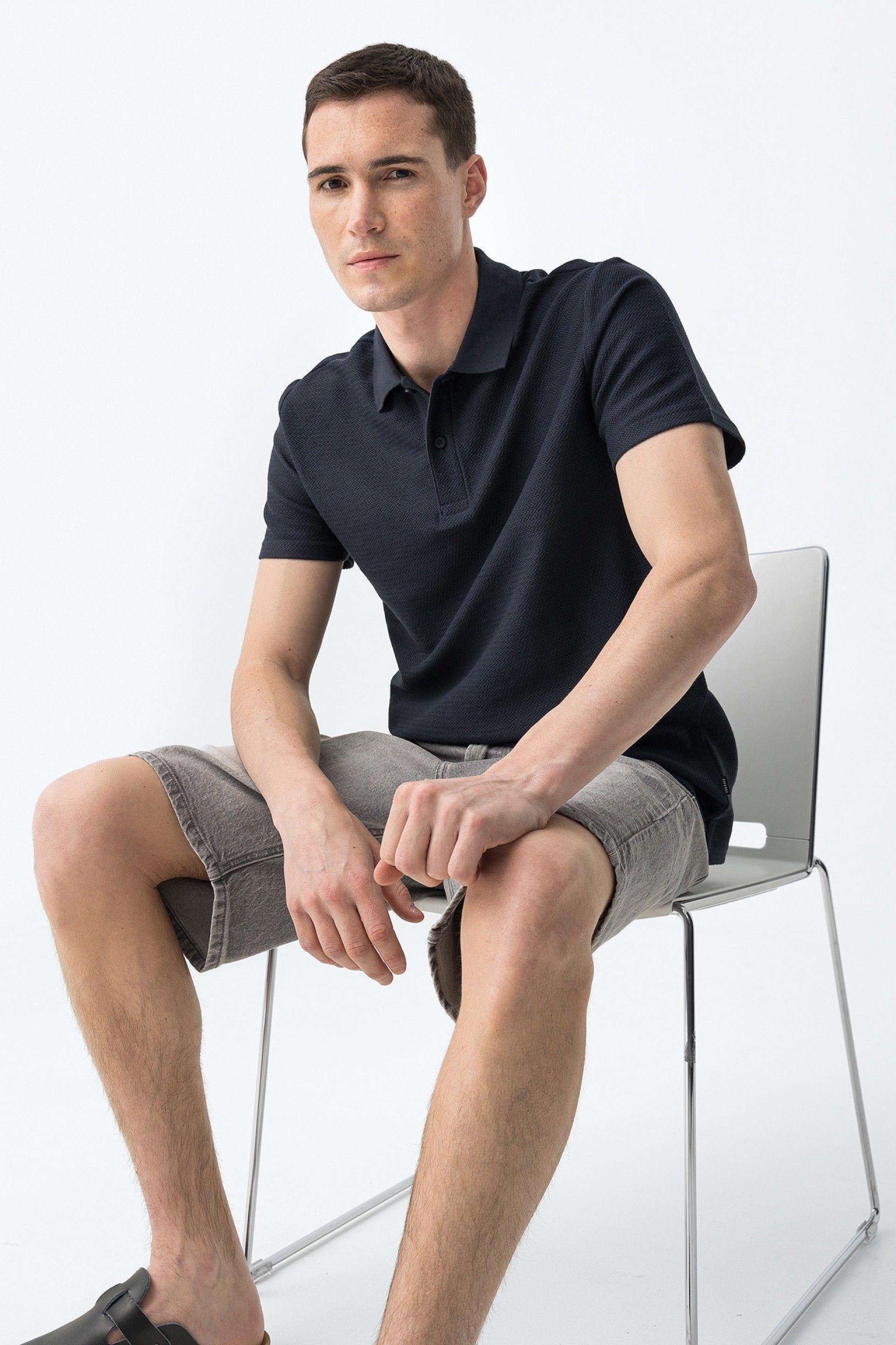 Polo micro trama Tiffosi uomo