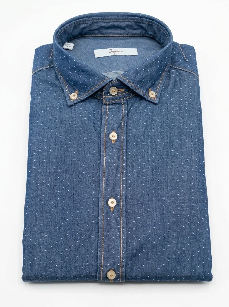 Camicia in cotone di jeans Ingram