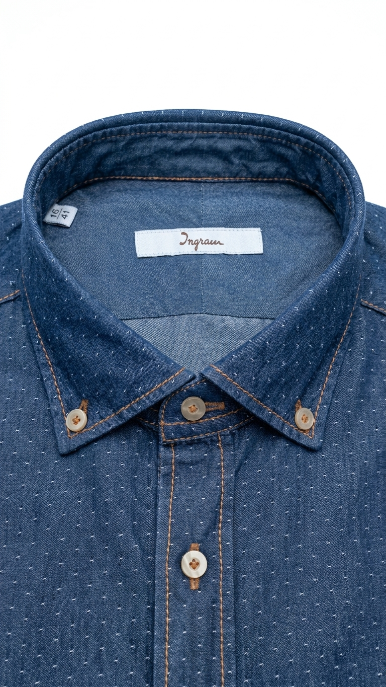 Camicia in cotone di jeans Ingram