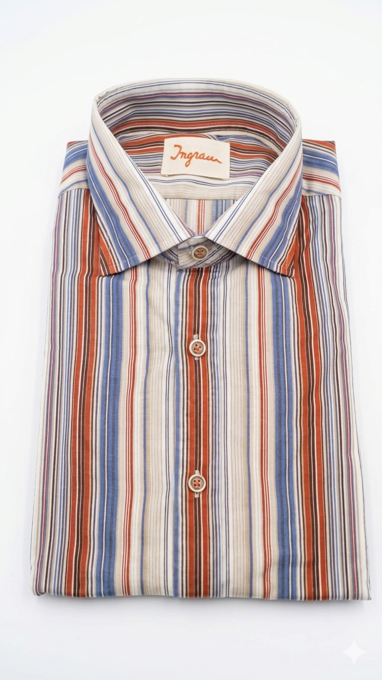 Camicia Slim Fit Ingram Righe