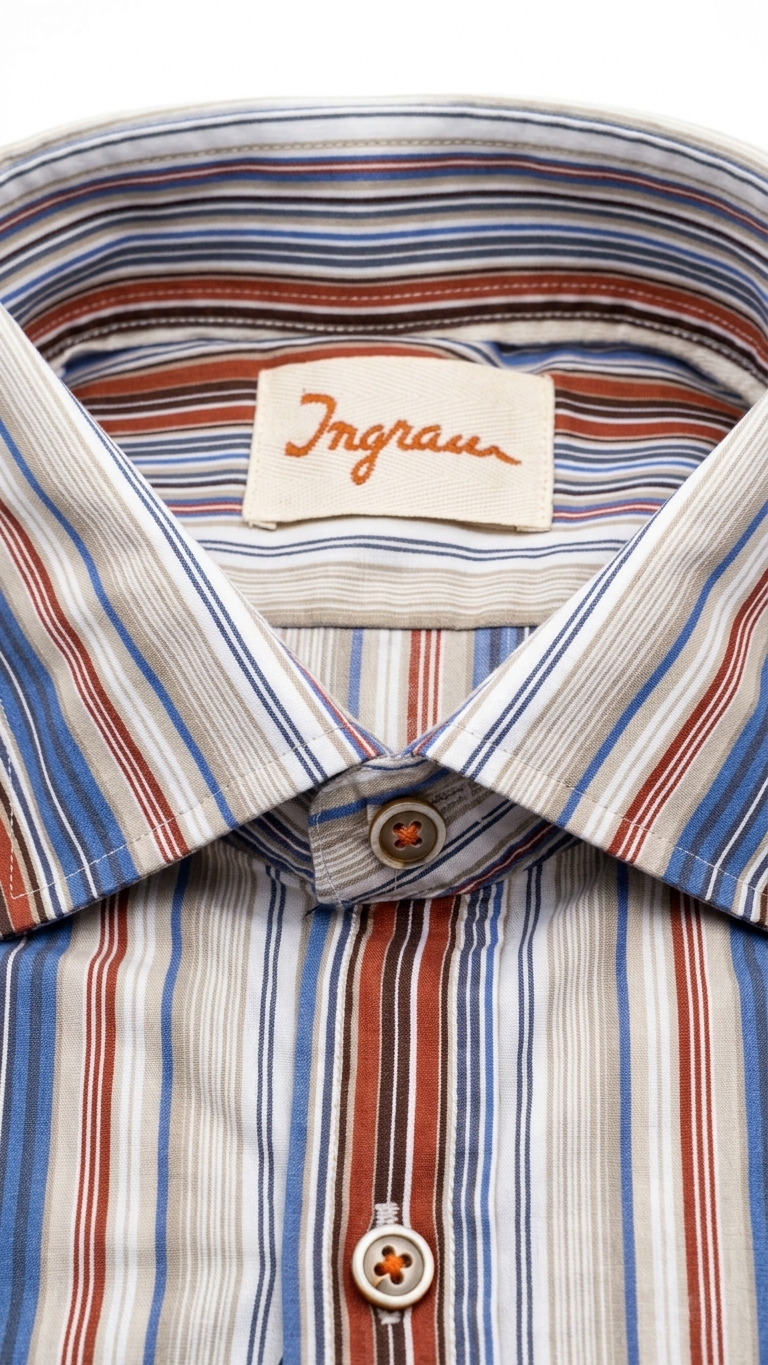 Camicia Slim Fit Ingram Righe