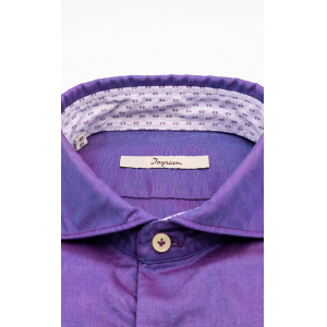 Camicia slim fit  viola