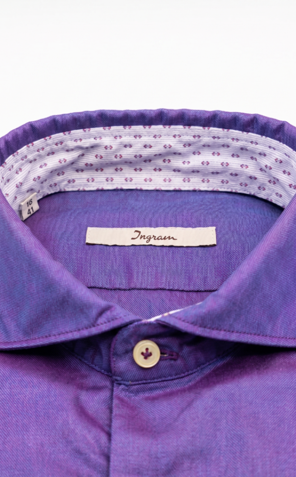 Camicia Slim Fit Ingram Viola