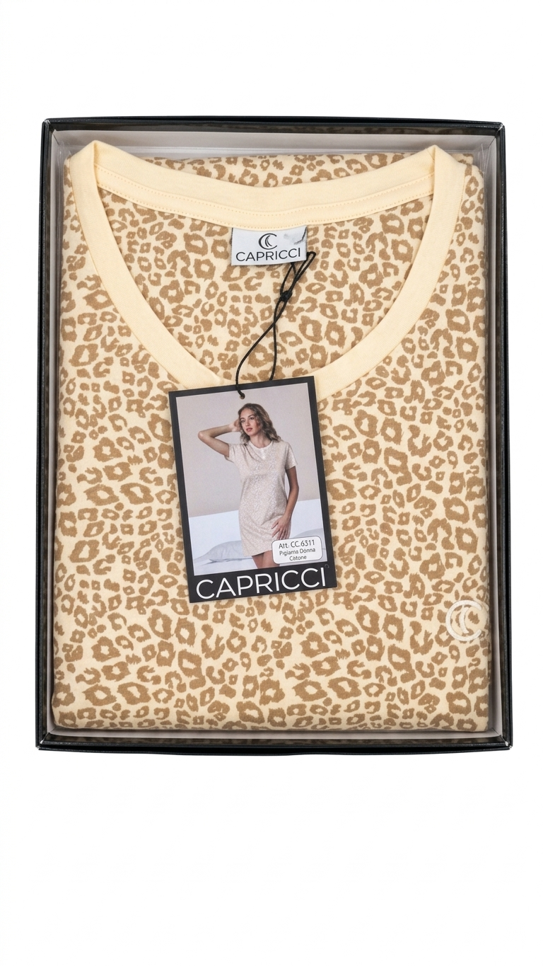Camicia da notte in cotone donna