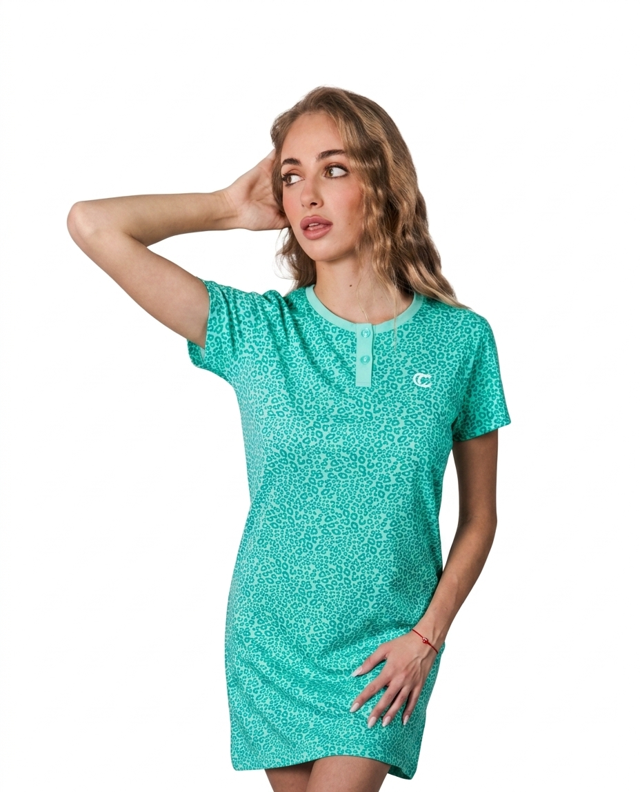 Camicia da notte in cotone donna