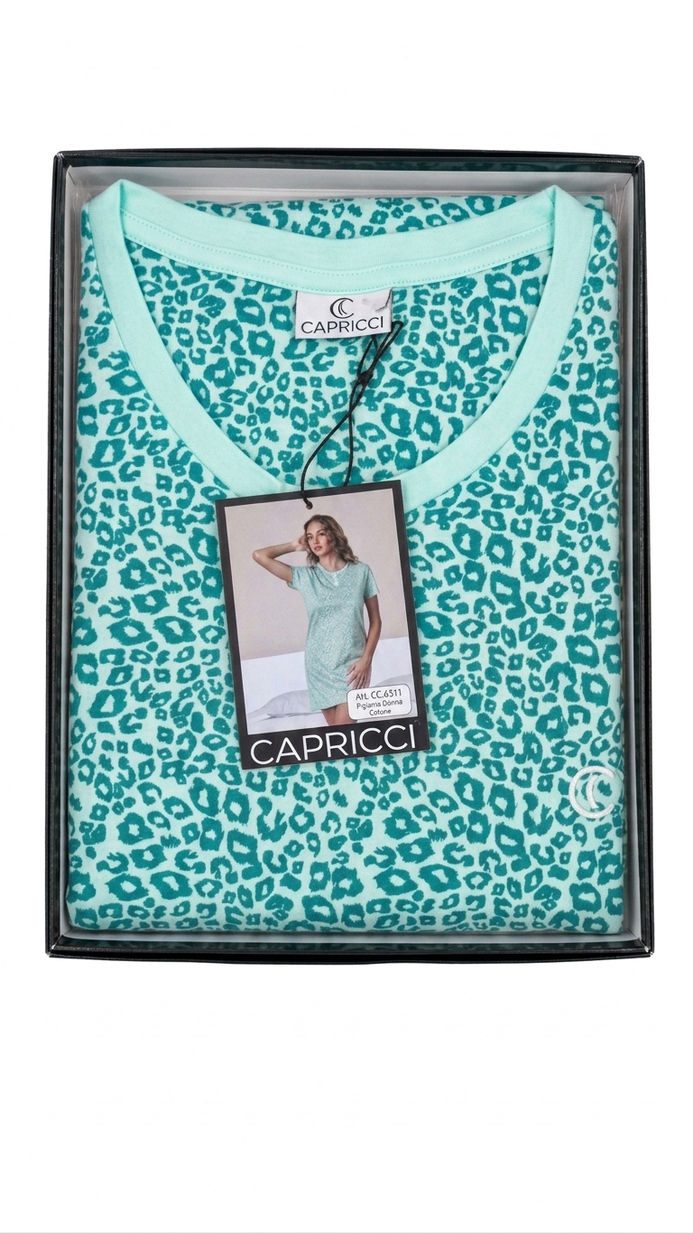 Camicia da notte in cotone donna