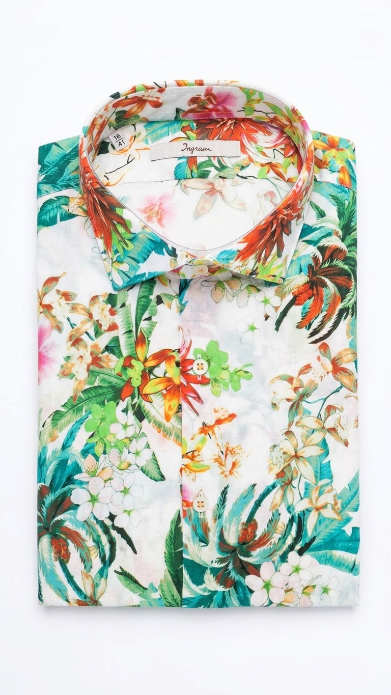 Camicia Ingram Slim Fit fantasia floreale