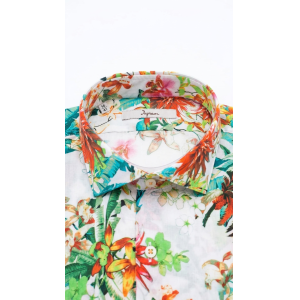 Camicia  slim fit fantasia floreale