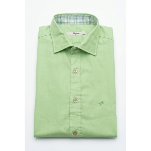 Camicia verde  uomo