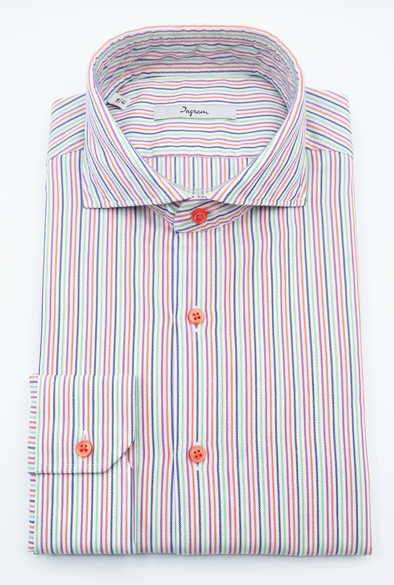 Camicia Slim Fit Ingram Righe